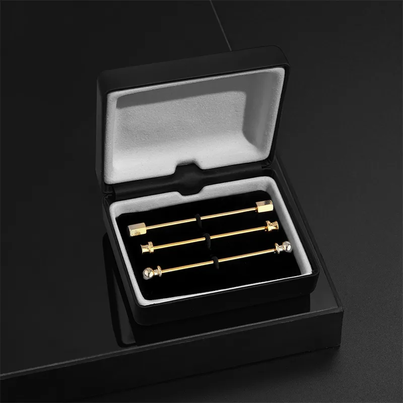 Cufflink Box Set - 3 PCS Set Lapel Pins For