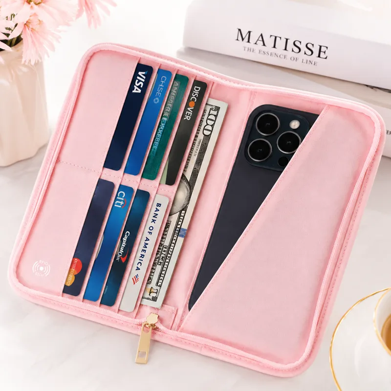 Passport Wallet Rfid - RFID Blocking Passport Holder Travel Wallet