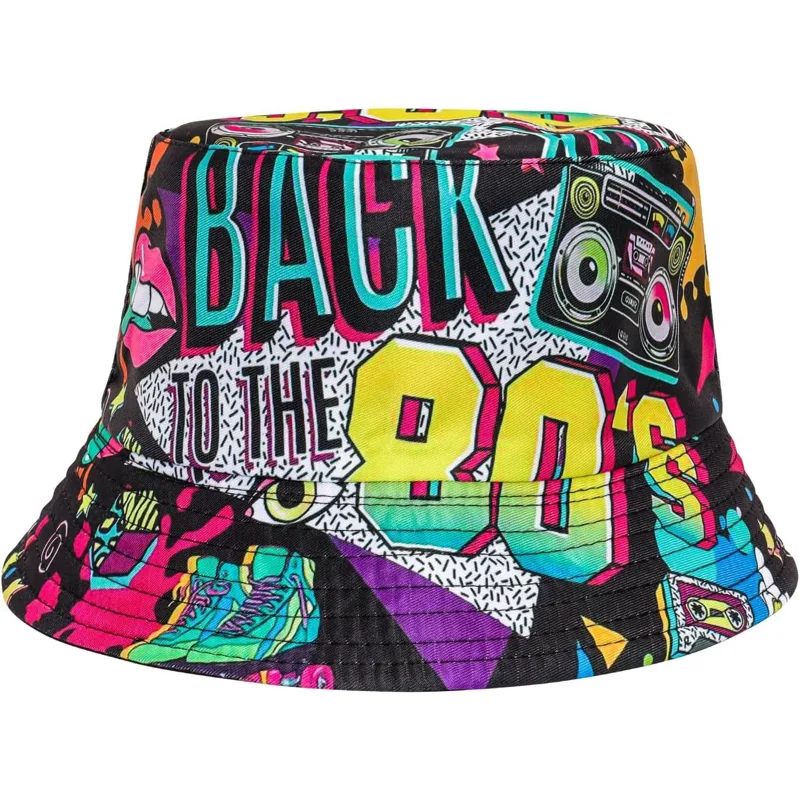 Men'S Accessories In The 80S - Fashion 80s 90s Bucket-Hat Fishing-Hat Packable