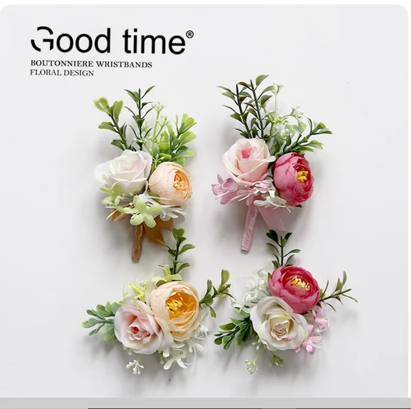 Men Accessories Bouquet - Broom wrist flower pin bouquet best