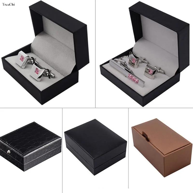 Cufflink Box Set - Luxury Tie Clip Cufflinks Storage Box