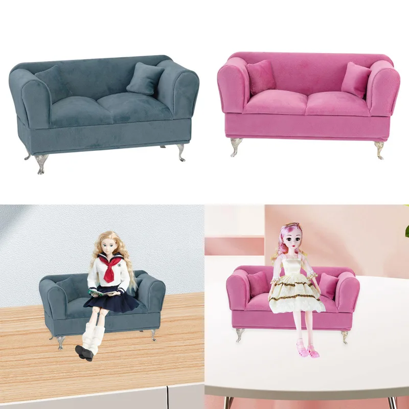 Cufflink Box Set - 1:6 Dollhouse Sofa Couch Dustproof Modern