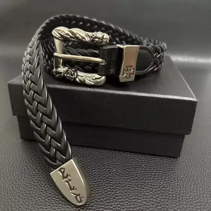 Men'S Accessories High End - New Fashion Belt Male Cross High-end