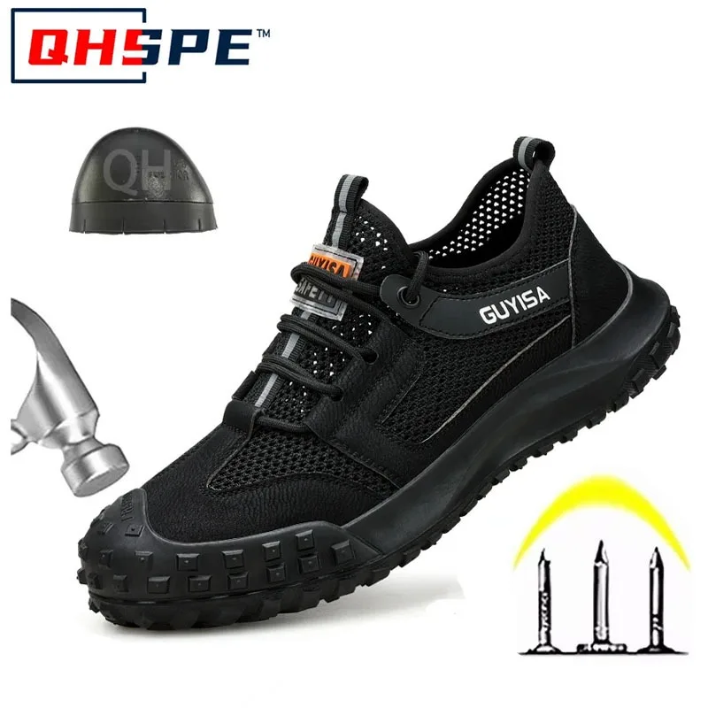 Men Accessories Brand - mens fashion breathable steel toe cap