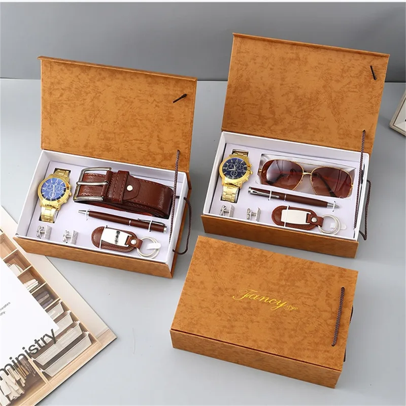 Cufflink Box Set - New Watch Men's Gift Set with