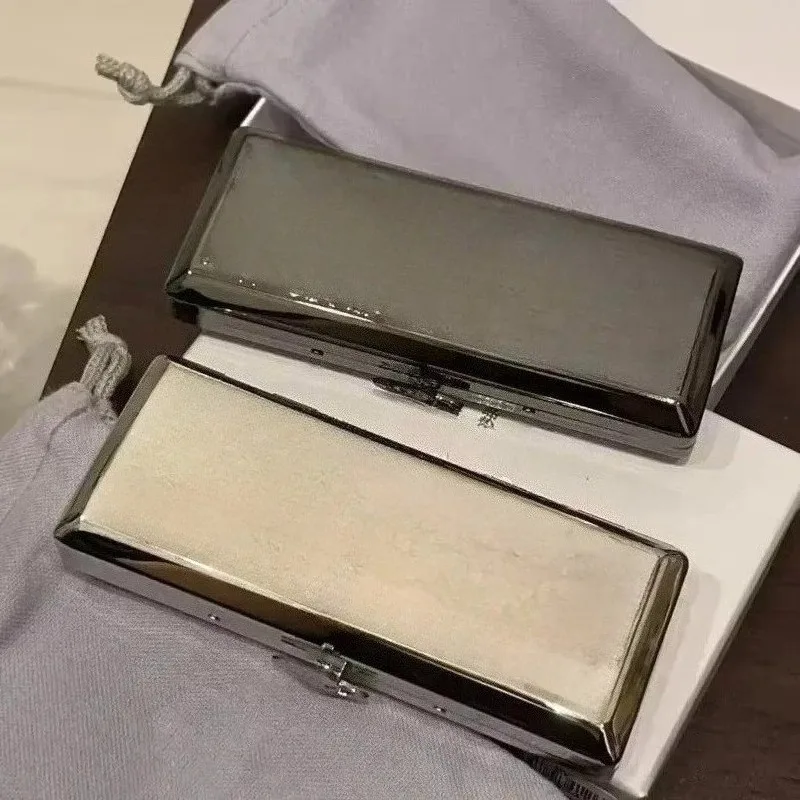 Men'S Accessories High End - Portable Luxury Alloy Metal Cigarette Box