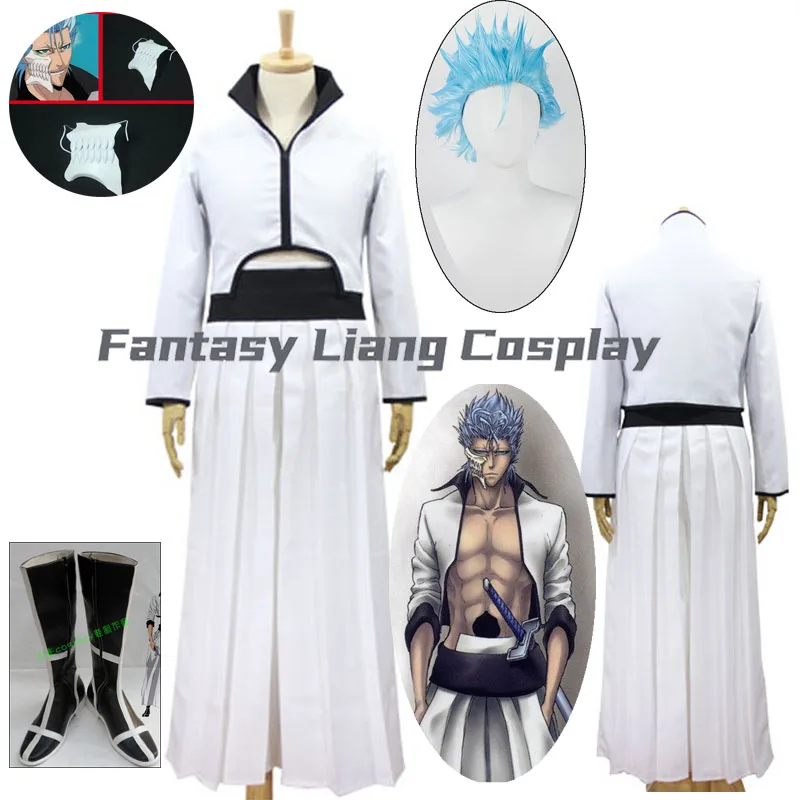 Men Accessories Korea - Anime Grimmjow Jeagerjaques Cosplay Costume Wig