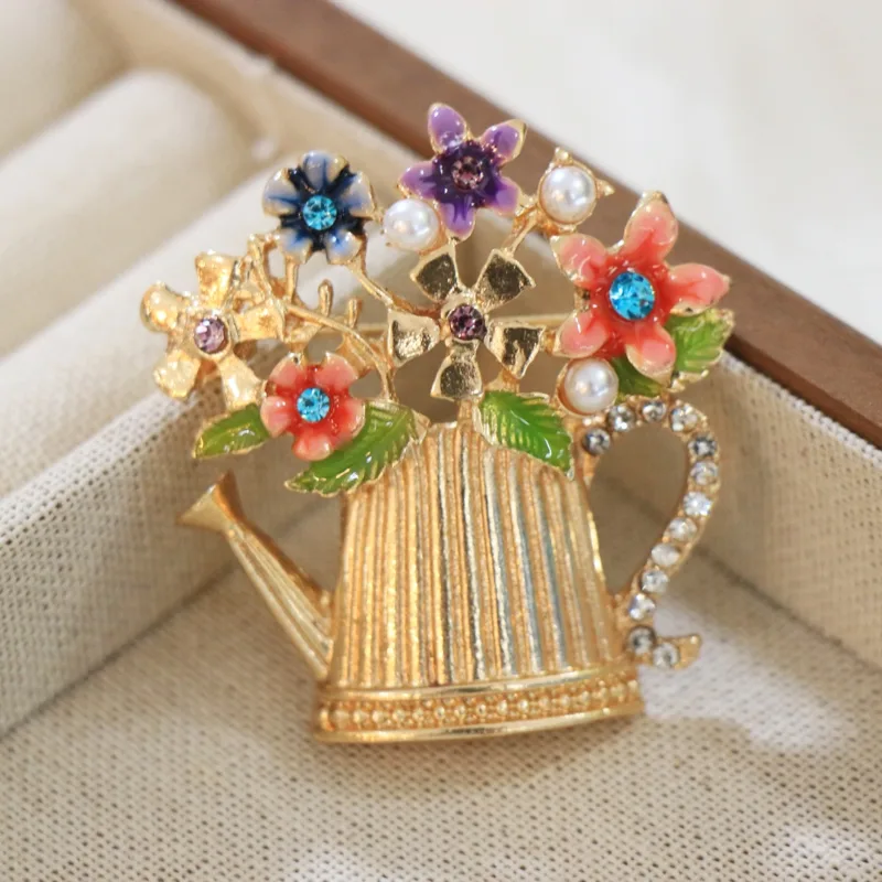 Men Accessories Bouquet - Baroque Luxury Floral Bouquet Brooch for