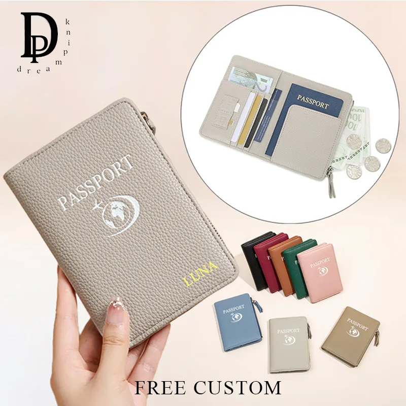 Passport Wallet Rfid - Travel Woman RFID Personalized Passport Holder