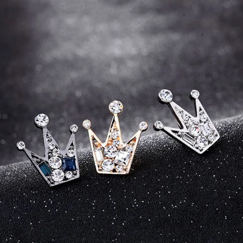 Men Accessories Brooch - Luxury Metal Crown Brooch For Women
