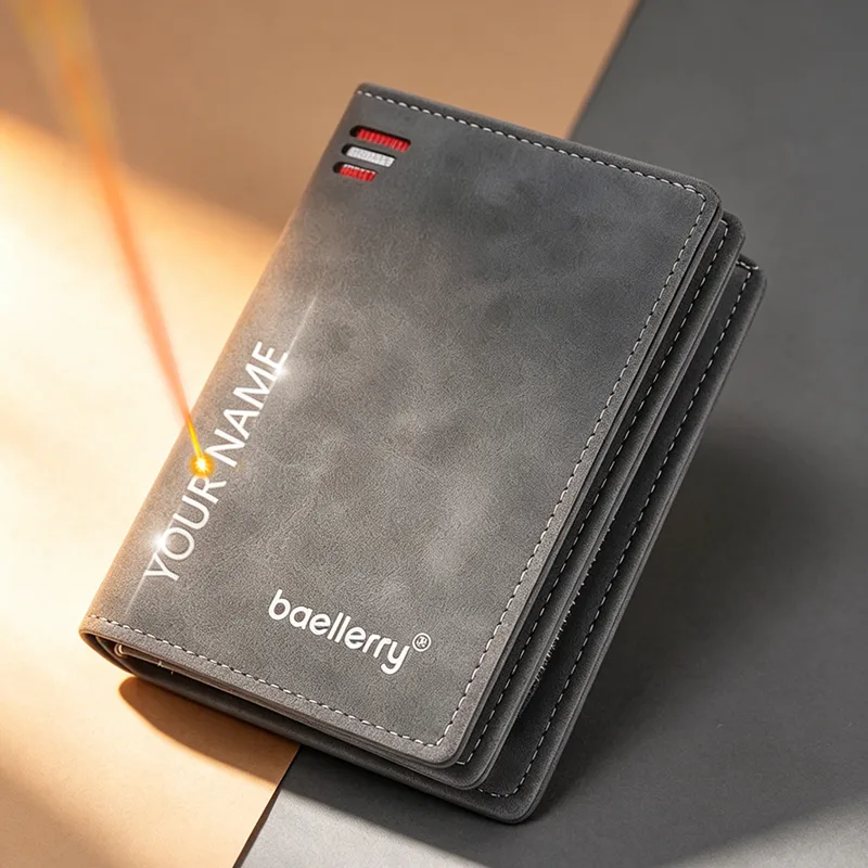 Coin Holder Men - Baellerry New Short Men Wallets Name
