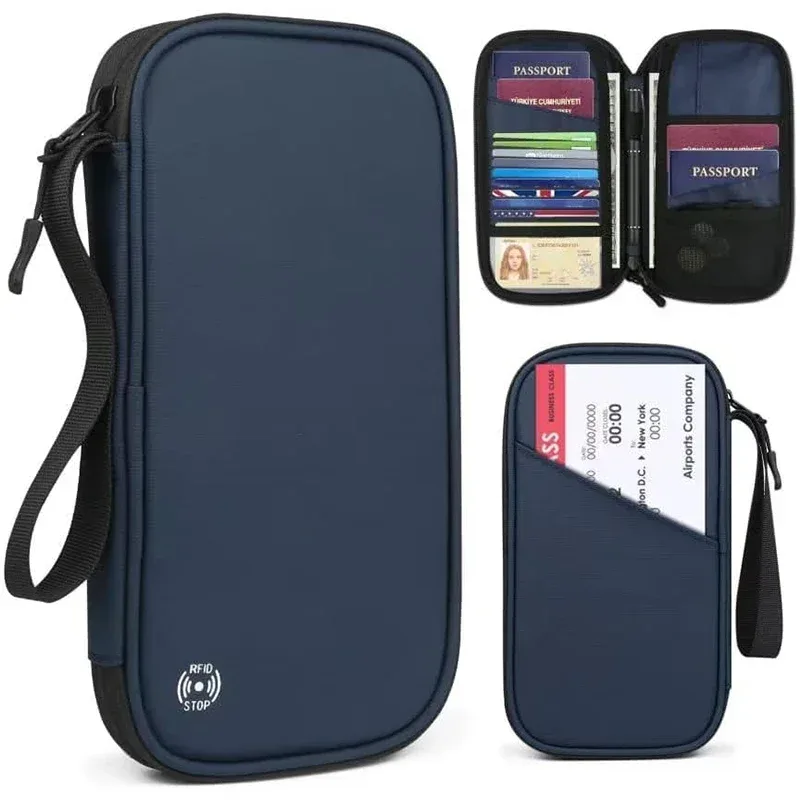 Passport Wallet Rfid - Lightweight Family Travel Passport Cover Wallet