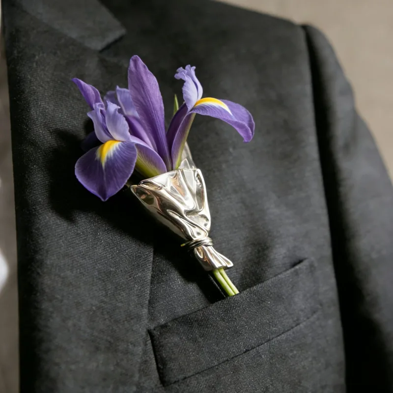 Men Accessories Bouquet - Creative DIY Flower Arrangement Brooch for