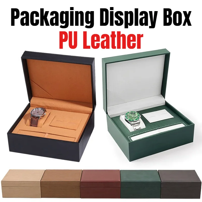 Cufflink Box Set - PU Leather Luxury Jewelry and Cufflink