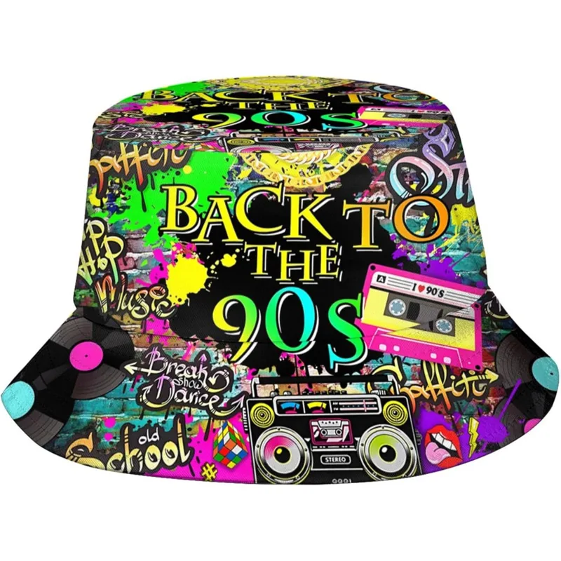 Men'S Accessories In The 80S - Fashion Retro 80S 90S Bucket For