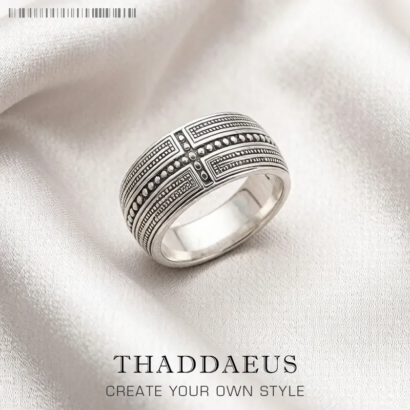 Men Accessories Brand - Band Ring Cross Brand New Europe