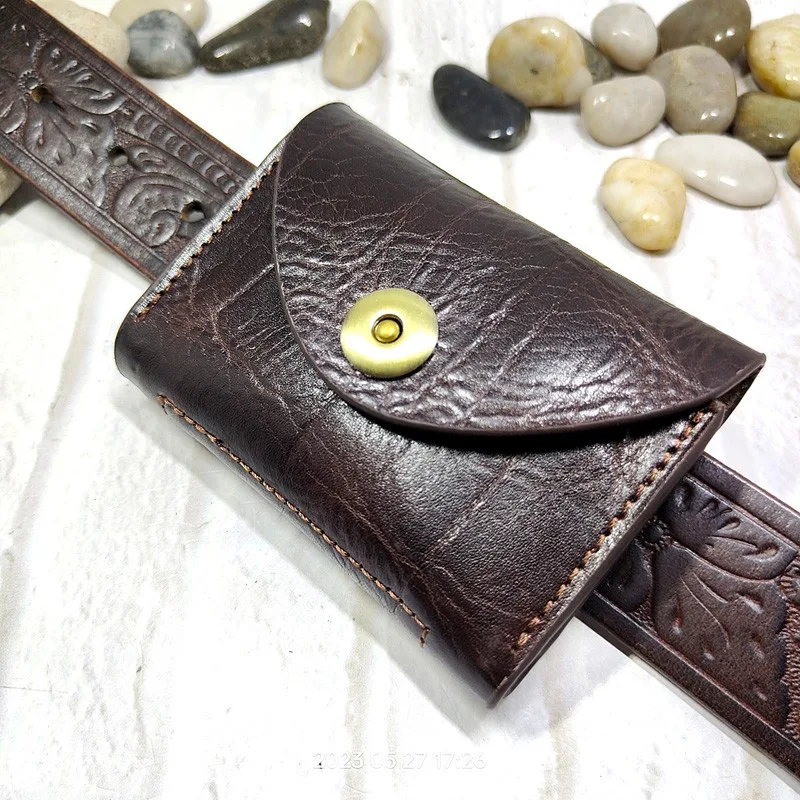 Coin Holder Men - Blongk Mini Waist Bag Thin Belt