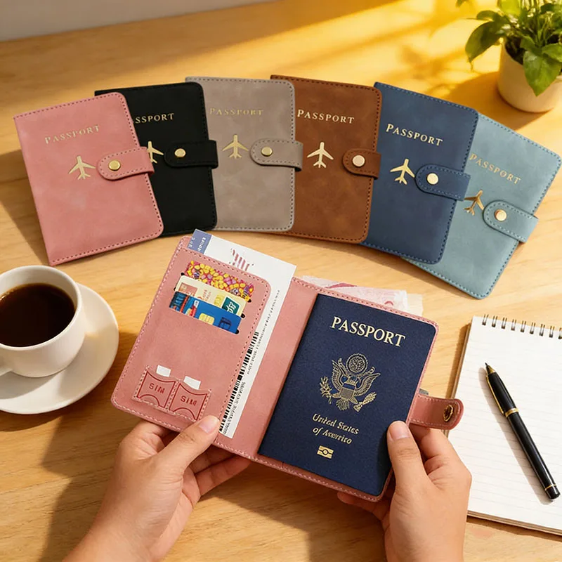 Passport Wallet Rfid - Leather Passport Holder Covers Case for