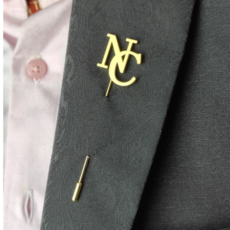 Men Accessories Brooch - Custom Lapel Pins Men Brooch Letter