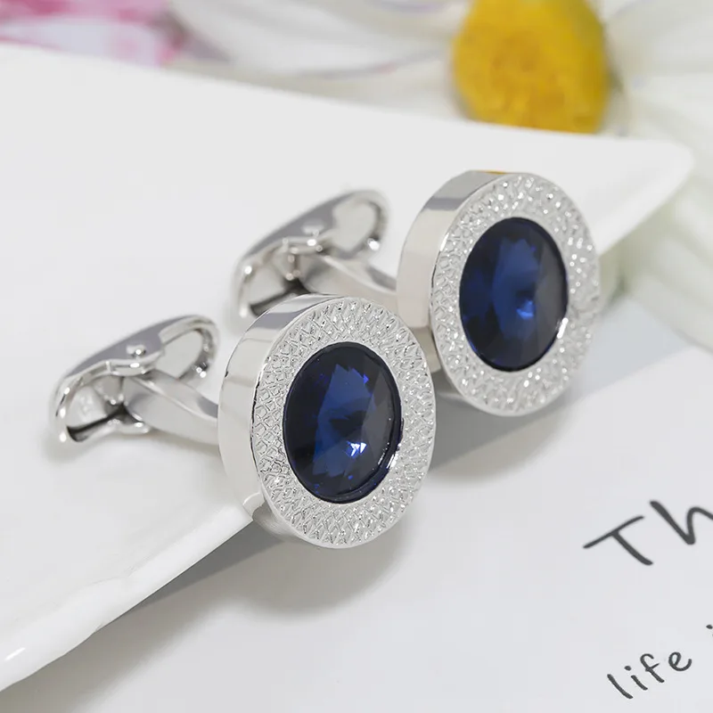 Men'S Accessories Jewelry Brands - Hot Sale Cufflinks For Men Blue