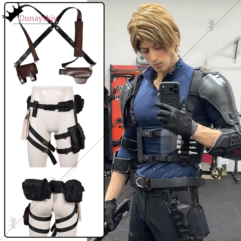 Men Accessories Korea - Fantasia Leon Scott Cosplay Costumes Waistbelt