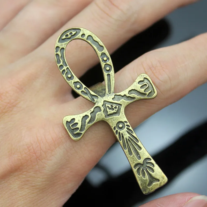 Men'S Accessories Jewelry Egypt - Vintage Bronze Silver Plated Tribal Egypt