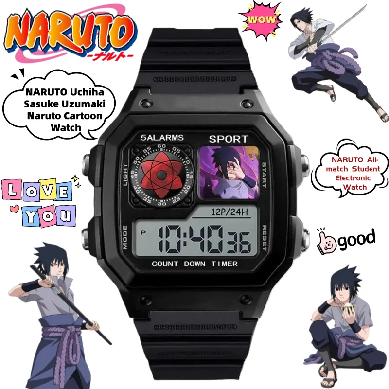 Men'S Accessories Watches - Naruto Watch Sasuke Obito Uchiha Madara