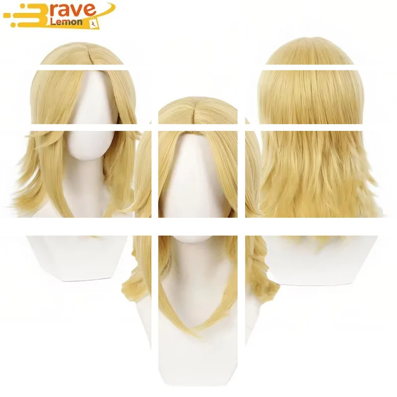 Men Accessories Korea - Johnny Joestar Cosplay Wig Heat Resistant