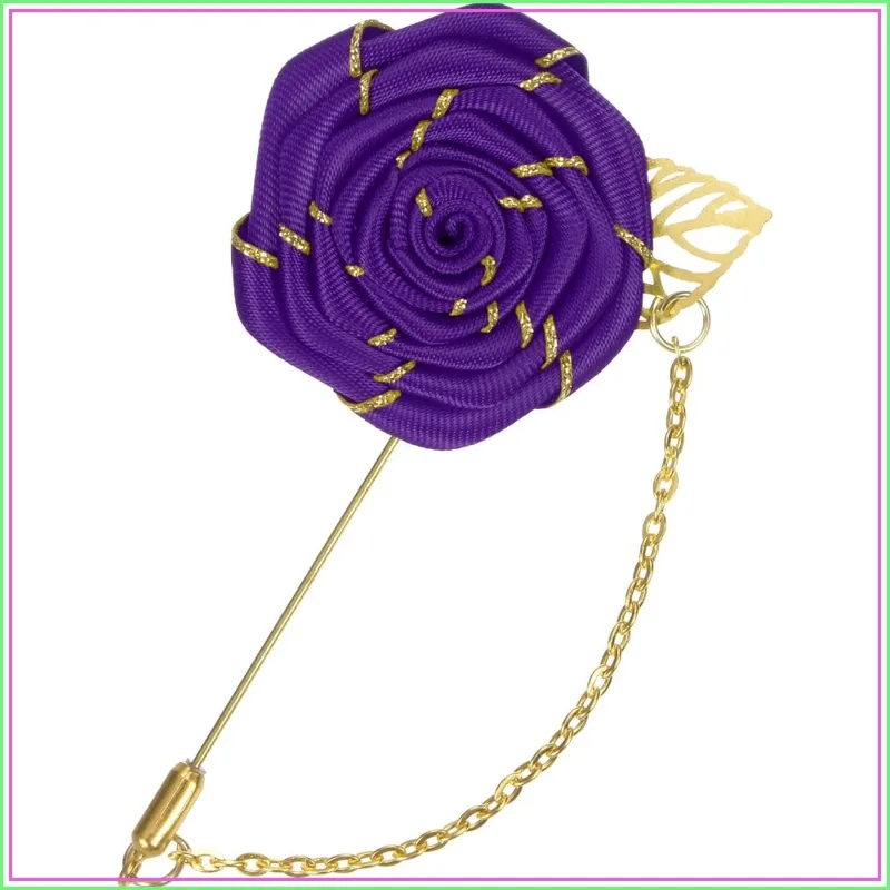 Men Accessories Brooch - Rose Brooch Pin Cloth Rose Flower