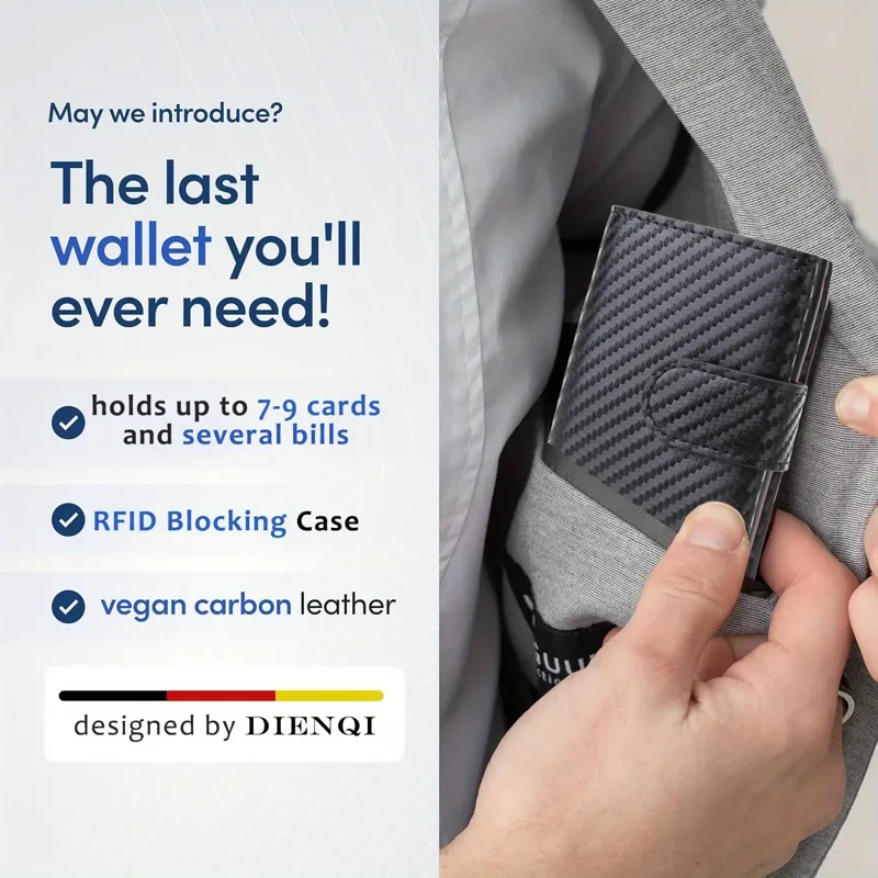Engraving Wallets Minimalist W - Coin Holder Men recension och pris