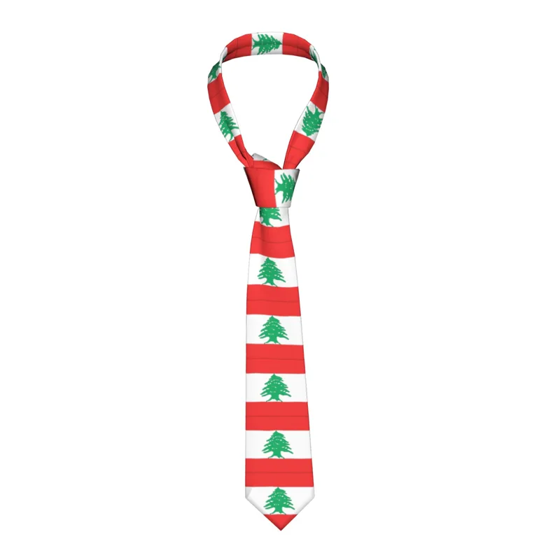 Lebanon Flag  Tie  Wedding Nec - Men Accessories Lebanon recension och pris