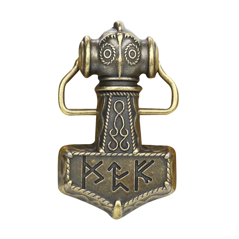 Western Odin Hammer Belt Buckl - Men'S Viking Accessories recension och pris
