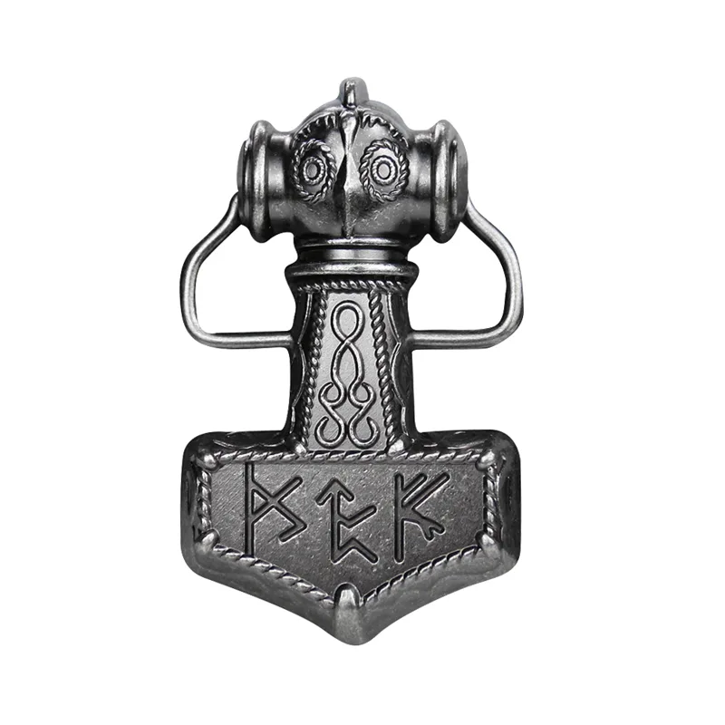 Western Odin Hammer Belt Buckl - Men'S Viking Accessories recension och pris