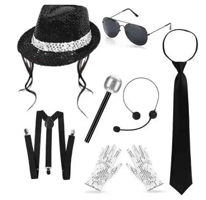 Boys Men 80s Disco Costume Mic - Men'S Accessories In The 80S recension och pris