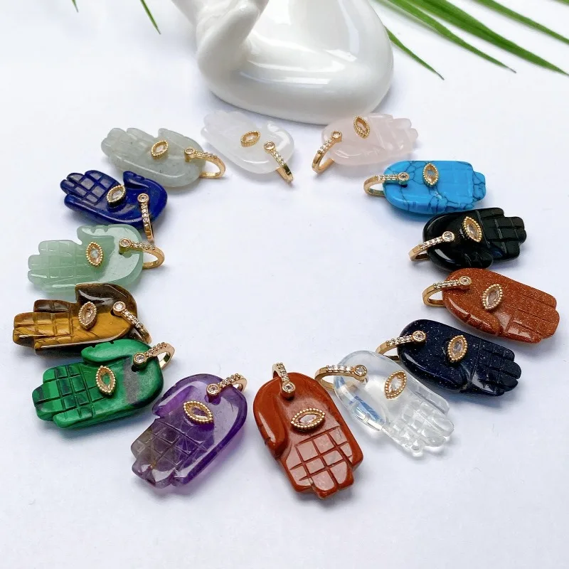 1pc Brand Crystal Natural Ston - Men'S Accessories Jewelry Brands recension och pris