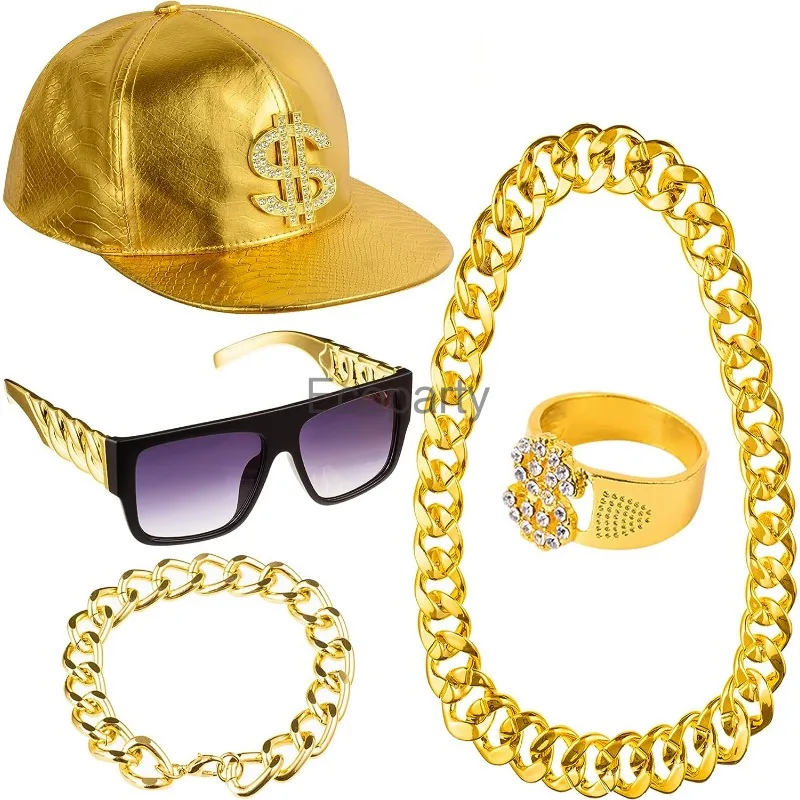80s 90s Hip Hop Costume Access - Men'S Accessories In The 80S recension och pris
