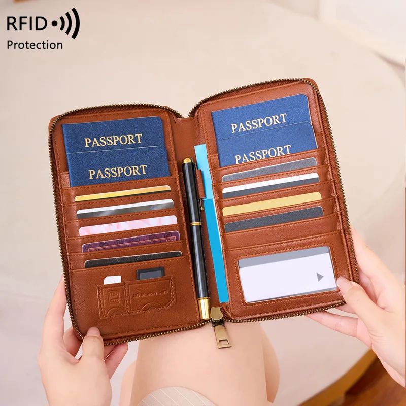 Trendy Airplane Design RFID Bl - Passport Wallet Rfid recension och pris