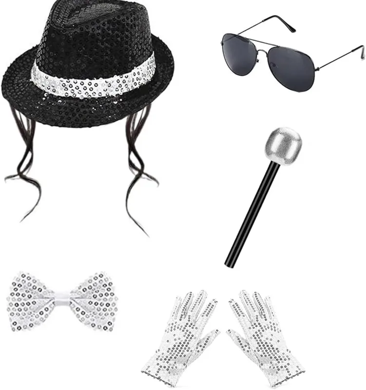 Mens Dance Star Costume Hallow - Men'S Accessories In The 80S recension och pris