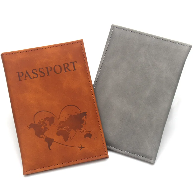 Lovely Map Passport Cover Fash - Passport Wallet Rfid recension och pris