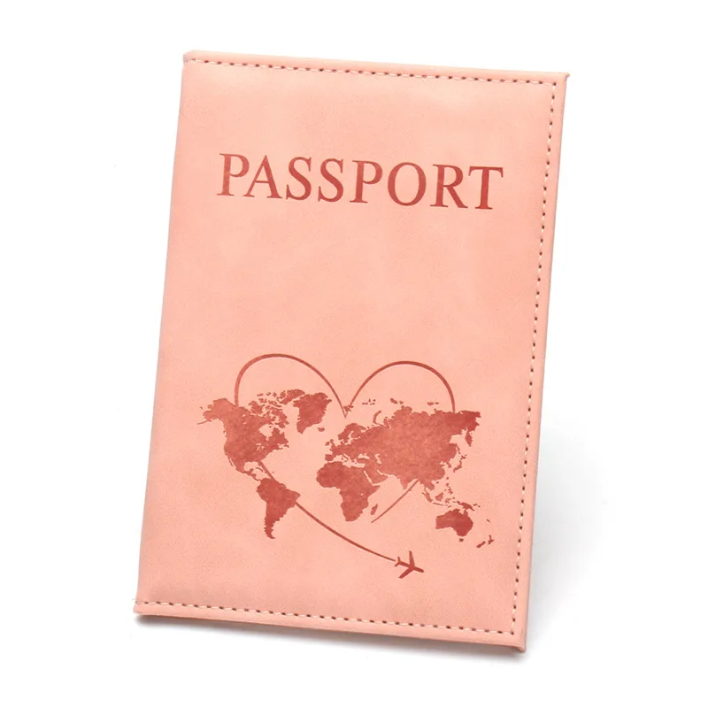 Lovely Map Passport Cover Fash - Passport Wallet Rfid recension och pris