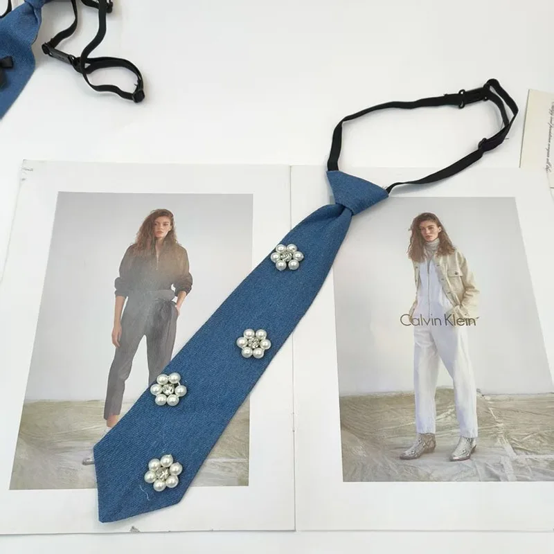 Cowboy Style Blue Necktie JK S - Men Accessories Neck Chain recension och pris