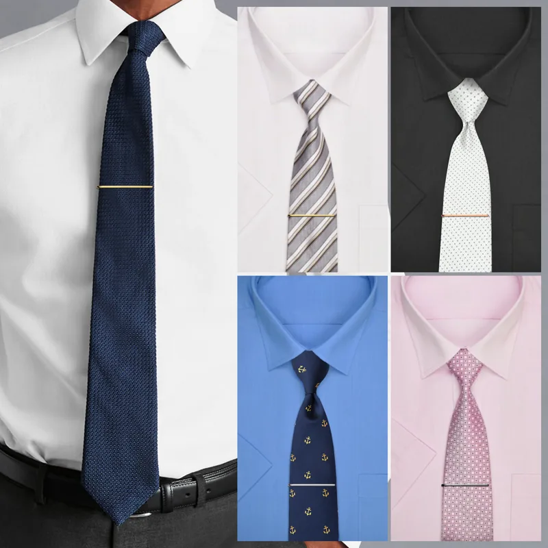 HAWSON Tie Clips for Men 4Pcs  - Cufflink Box Set recension och pris
