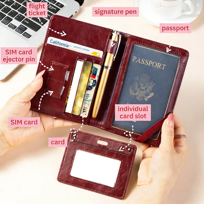 Passport Holder and Wallet in  - Passport Wallet Rfid recension och pris