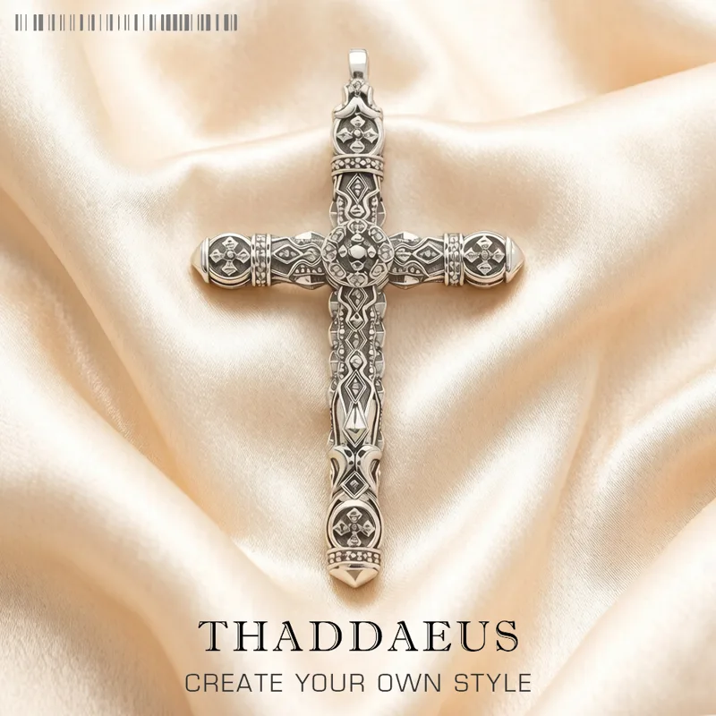Richly Ornamented Cross Pendan - Men'S Accessories Jewelry Brands recension och pris