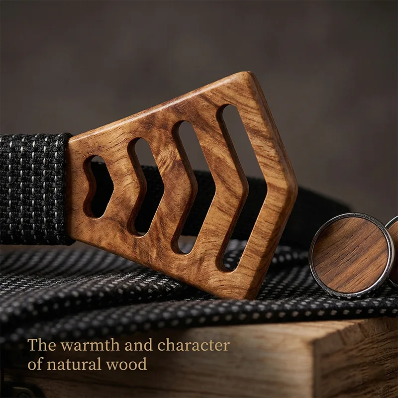 Wooden Bowtie and Cufflinks Se - Cufflink Box Set recension och pris