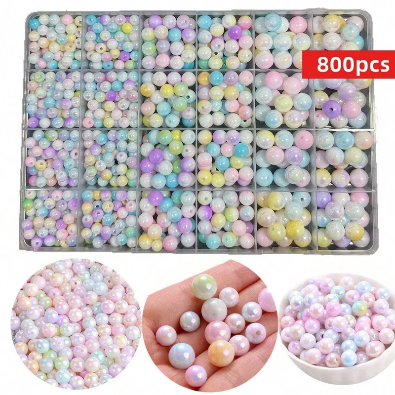 800pcs/24 grid set box 6mm/8mm - Men Accessories Earrings recension och pris