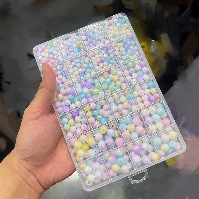 800pcs/24 grid set box 6mm/8mm - Men Accessories Earrings recension och pris