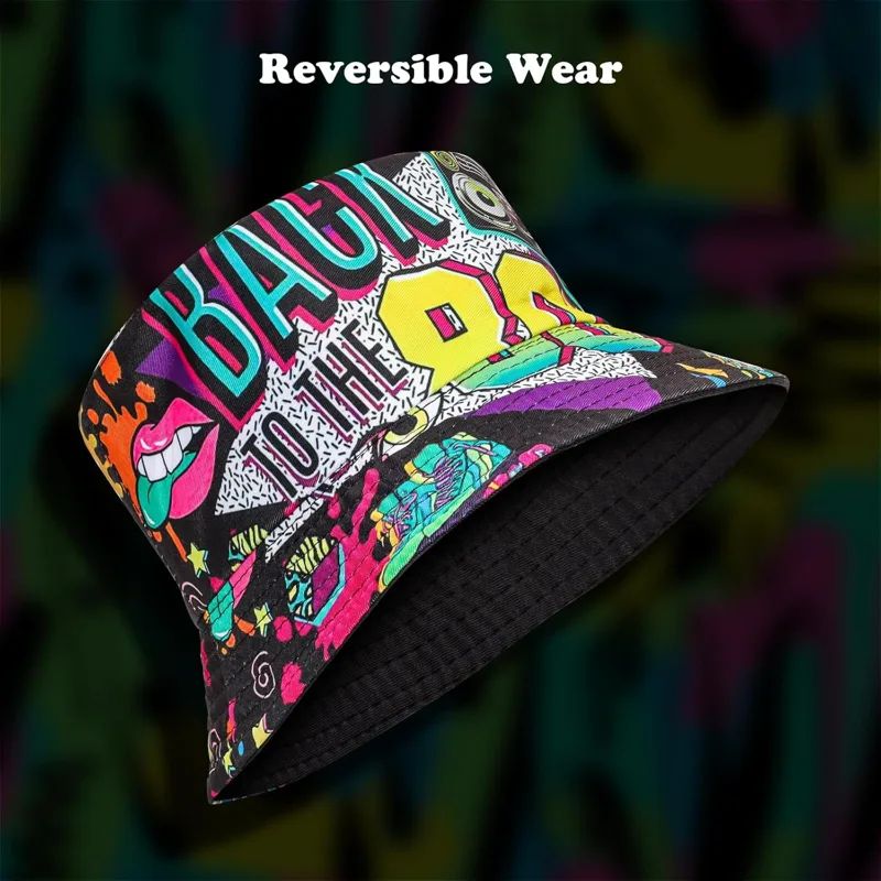 Fashion 80s 90s Bucket-Hat Fis - Men'S Accessories In The 80S recension och pris