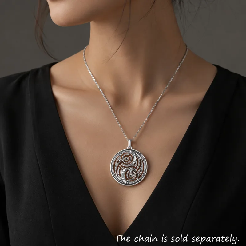 Panther Maze Round Pendant Bra - Men'S Accessories Jewelry Brands recension och pris