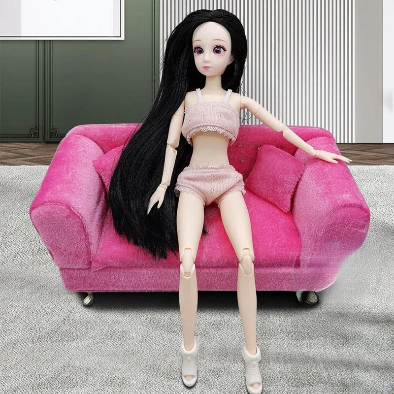 1:6 Dollhouse Sofa Couch Dustp - Cufflink Box Set recension och pris